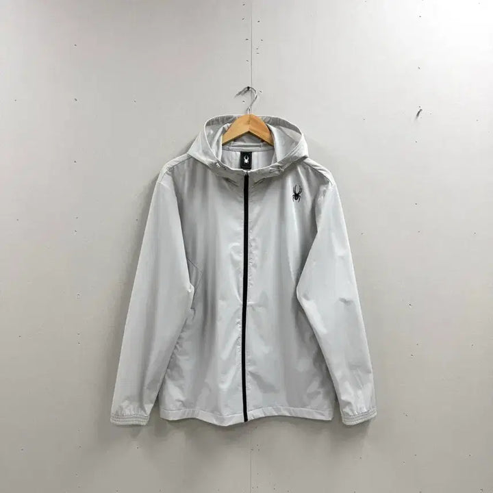 [BUNJANG] Spider Radpad Windbreaker Jacket (Light Grey) / 남성 100 L / 스파이더 라드패드 바람막이 자켓 라이트그레이