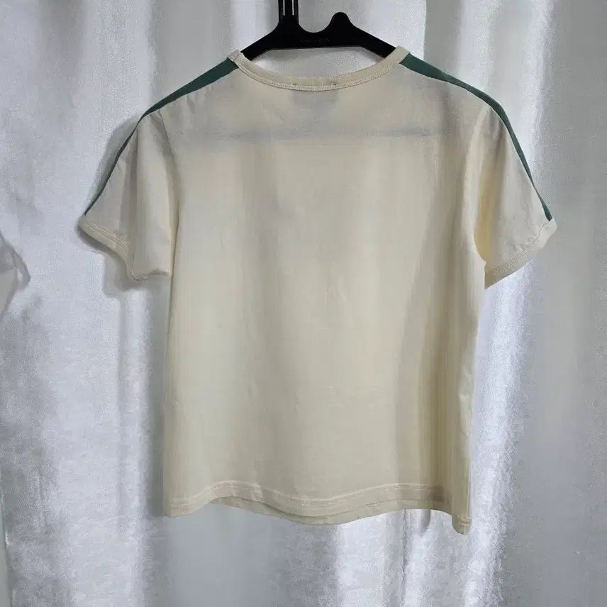 [BUNJANG] A.P.C. Kids Short Sleeve Logo T-Shirt Ivory / A.P.C. 반팔 티셔츠 아이보리 (2198)