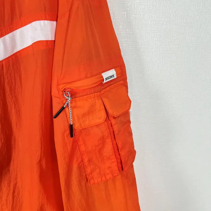 [BUNJANG] Descente Orange Lightweight Windbreaker Jacket Men&