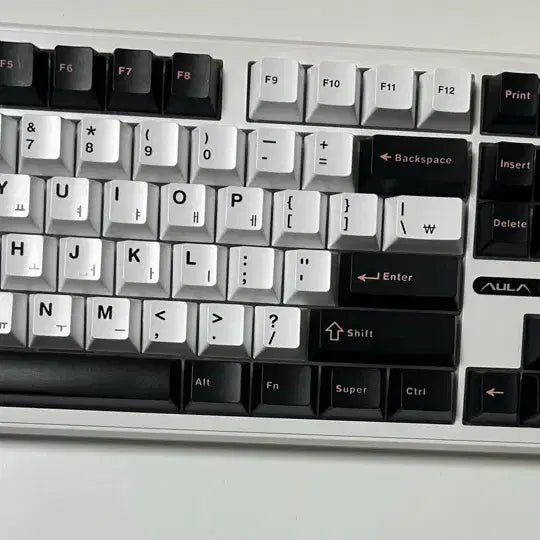 [BUNJANG] AULA F108 Full-size Mechanical Keyboard / AULA 세이야축 풀배열 f108 기계식 키보드 화이트/블랙