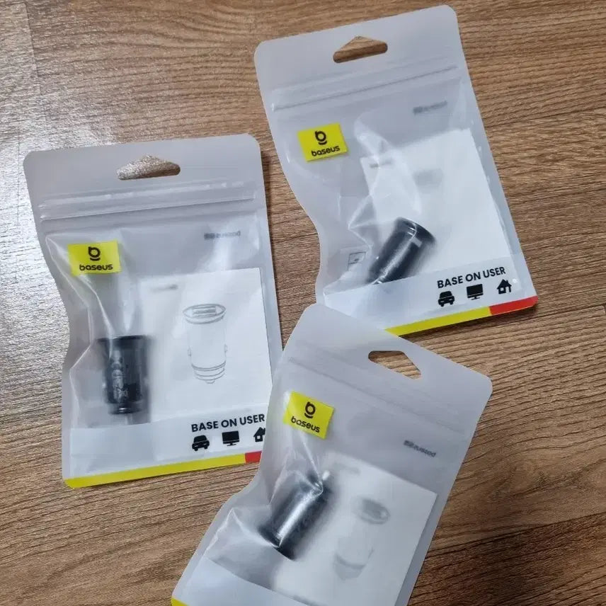 [BUNJANG] Car Charger 3-Piece Bundle Set / 새상품 차량용 충전기 총3개일괄