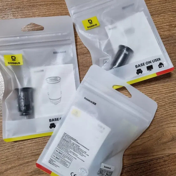 [BUNJANG] Car Charger 3-Piece Bundle Set / 새상품 차량용 충전기 총3개일괄