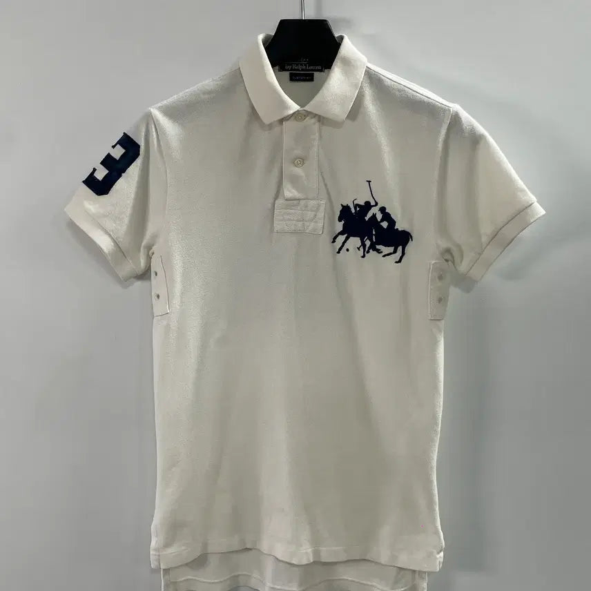 [BUNJANG] Polo Ralph Lauren Big Pony White Short Sleeve Polo Shirt / 폴로 랄프로렌 빅포니 화이트 반팔카라티 (on.1003)