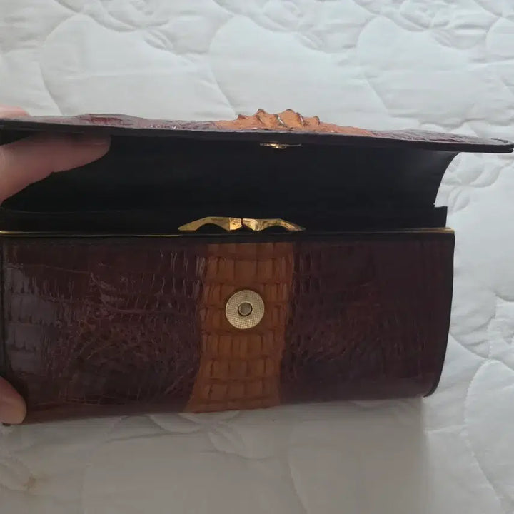 [BUNJANG] Genuine Crocodile Leather Long Wallet for Women / 악어지갑 찐가죽