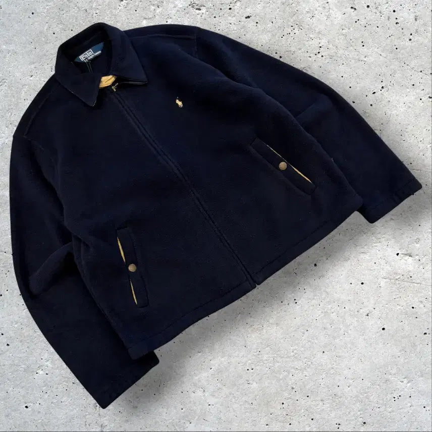 [BUNJANG] Polo Ralph Lauren Fleece Zip-Up Jacket Navy Men&