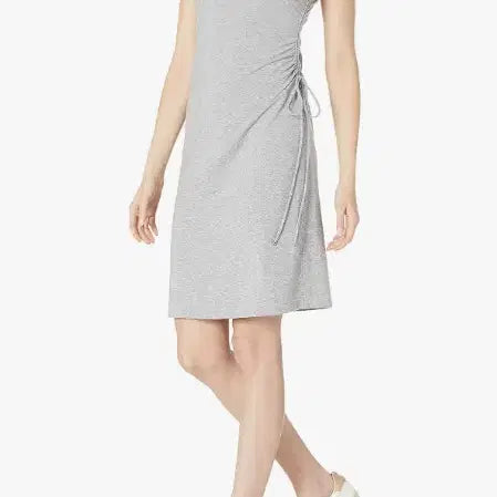 [BUNJANG] Theory Side Shirring Spandex Dress / 띠어리 사이드 셔링 스판 원피스