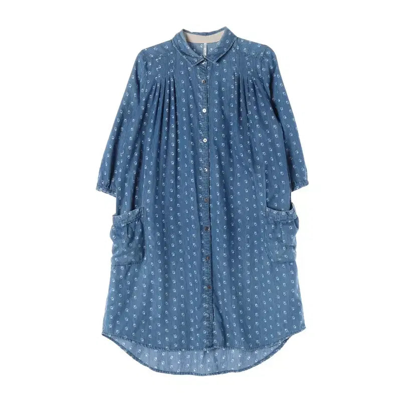 [BUNJANG] Cotton Denim Dress (Women&