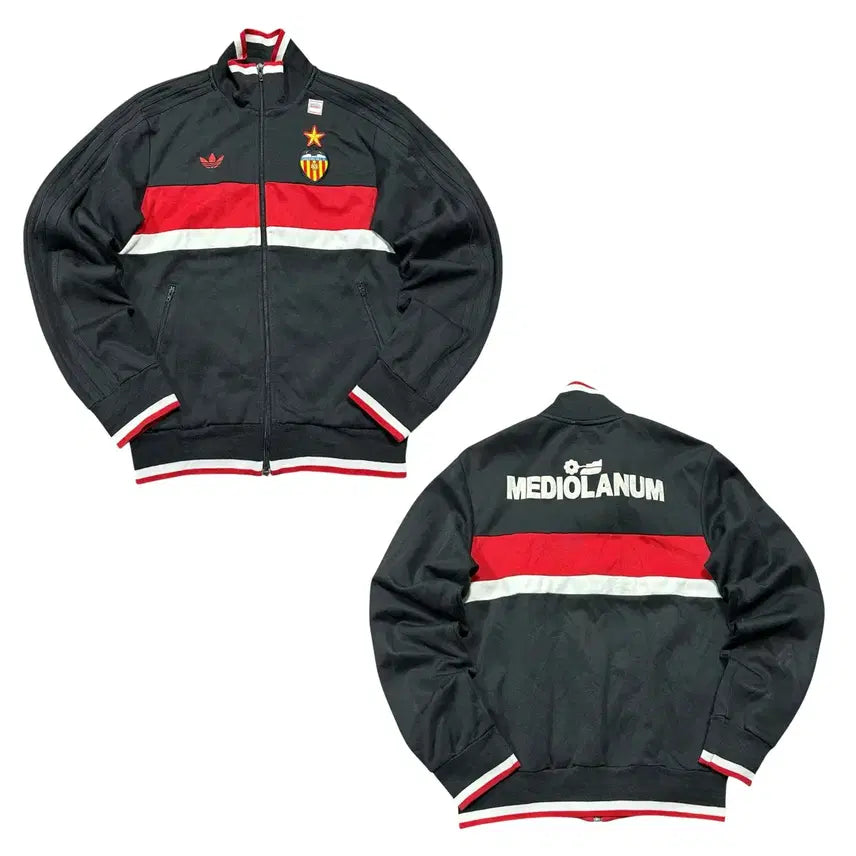 [BUNJANG] Adidas x Valencia Mediolanum Firebird Track Top Jersey / (바배) 아디다스 발렌시아 메디오라눔 파이어버드 트랙탑 져지