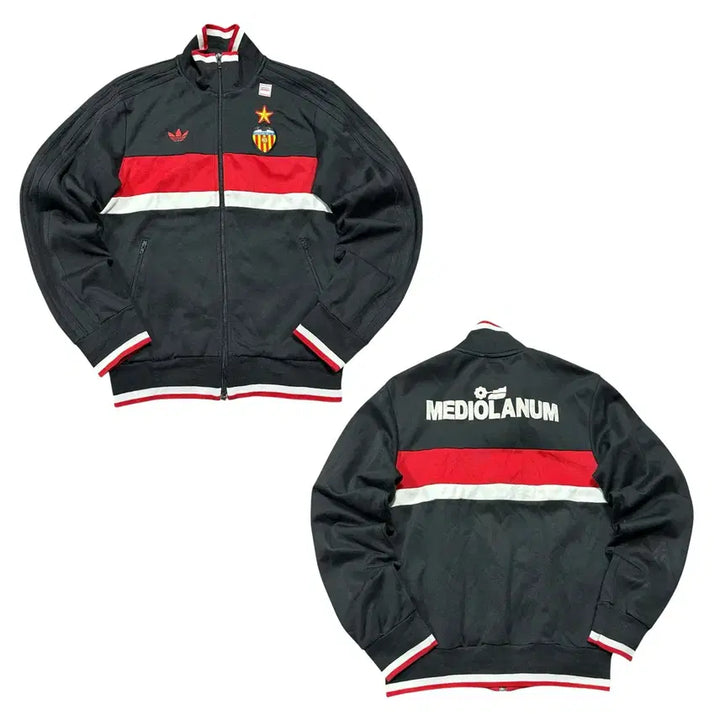 [BUNJANG] Adidas x Valencia Mediolanum Firebird Track Top Jersey / (바배) 아디다스 발렌시아 메디오라눔 파이어버드 트랙탑 져지