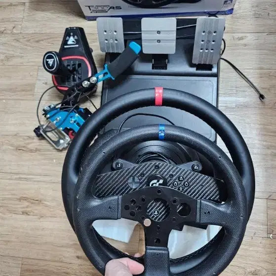 [BUNJANG] Thrustmaster T300 Drift Edition Racing Wheel, Shifter, 3 Pedals, and Handbrake Set / 트러스트마스터 t300 드리프트