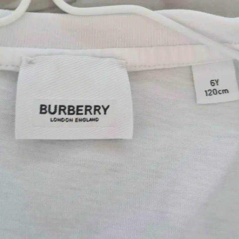 [BUNJANG] Burberry Kids "Bear Print" Short Sleeve T-Shirt (Size 6Y / 120) / 버버리 곰돌이 유아티 6y 120