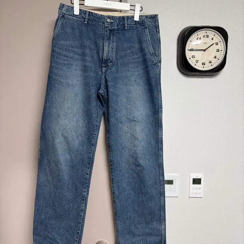 [BUNJANG] Poterri 23FW Mid Blue Denim Jeans - Size 2 / 포터리 23FW 미드블루 데님 2
