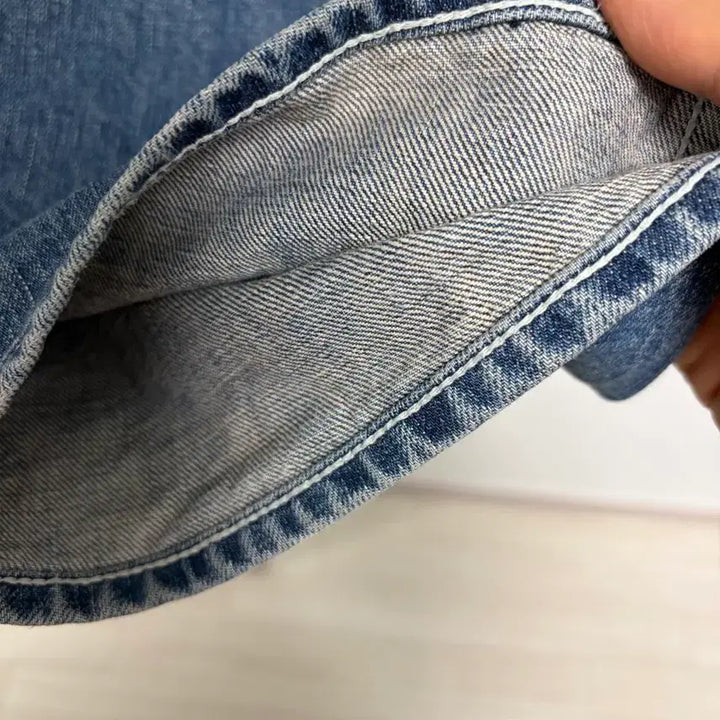 [BUNJANG] Poterri 23FW Mid Blue Denim Jeans - Size 2 / 포터리 23FW 미드블루 데님 2