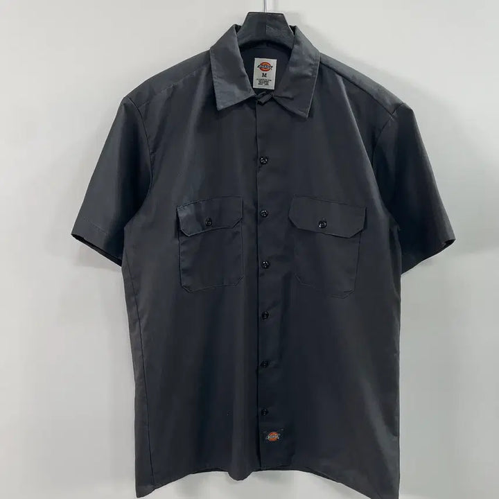 [BUNJANG] Dickies Dark Grey Short Sleeve Shirt / 디키즈 다크그레이 반팔 셔츠 (on.1011)