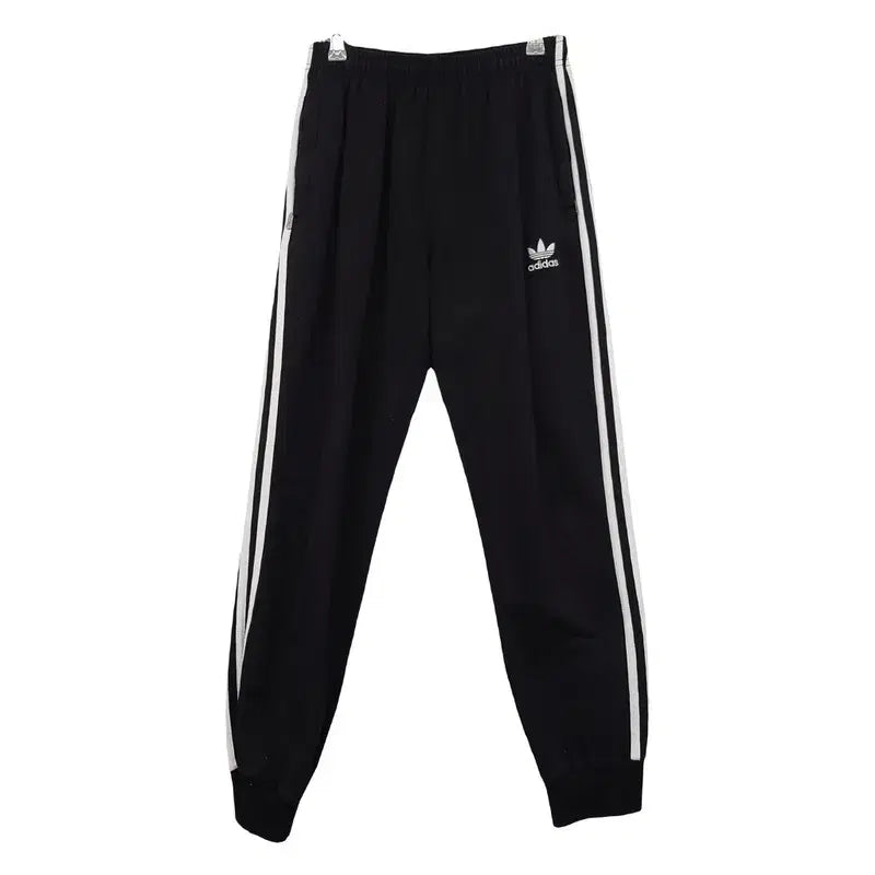 [BUNJANG] Adidas Black Flame Logo Jogger Pants Size S / 아디다스 블랙 불꽃 로고 조거팬츠 S
