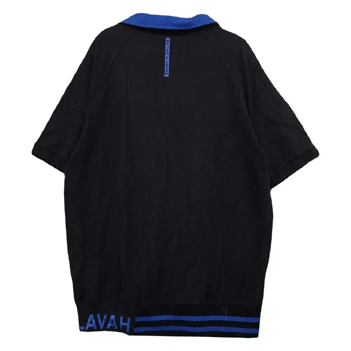 [BUNJANG] Majaplava Printing Black Y2K Zip-Up Jacket / 마자플라바 프린팅 블랙 Y2K 반팔 집업 자켓 100