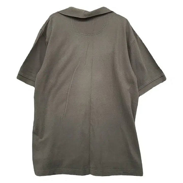 [BUNJANG] IZOD Brown Logo Cotton 100% Short Sleeve Polo Shirt - Size M / 아이조드 브라운 로고 반팔 카라티 M