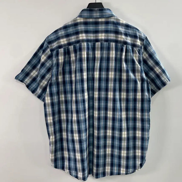 [BUNJANG] Carhartt Check Short Sleeve Shirt XL / 칼하트 체크 반팔 셔츠 (on.1008)