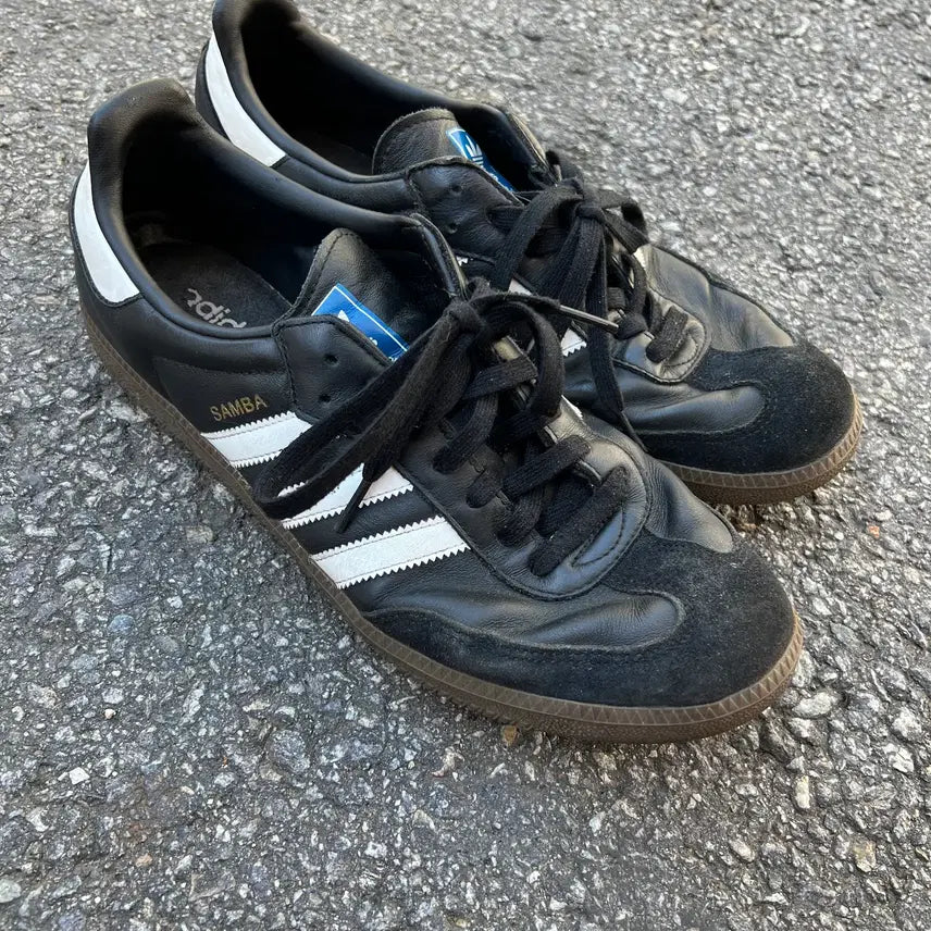[BUNJANG] Adidas Samba Black Sneakers Size 295 / [295] 아디다스 삼바 samba 블랙