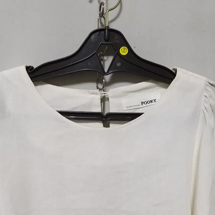 [BUNJANG] Cotton Linen Blouse - White / 다147 면마상의