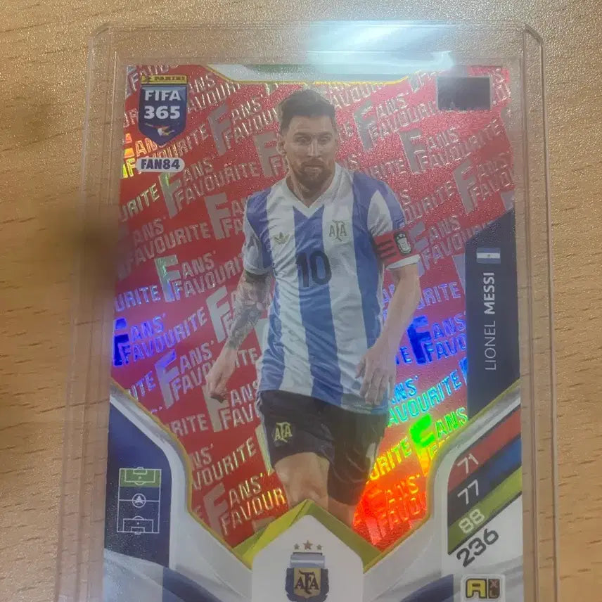 [BUNJANG] Panini FIFA 365 Messi Red Parallel / 파니니 fifa365 메시 레드 페러렐