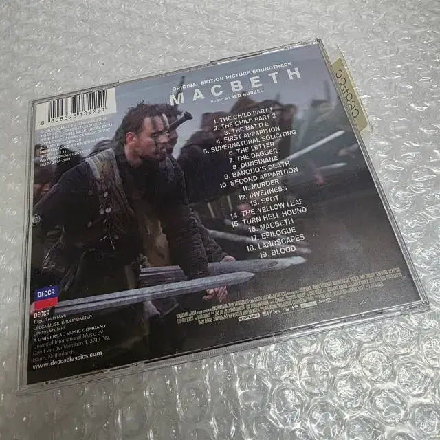 [BUNJANG] Macbeth Original Soundtrack (OST) / 맥베스 영화음악 Macbeth OST