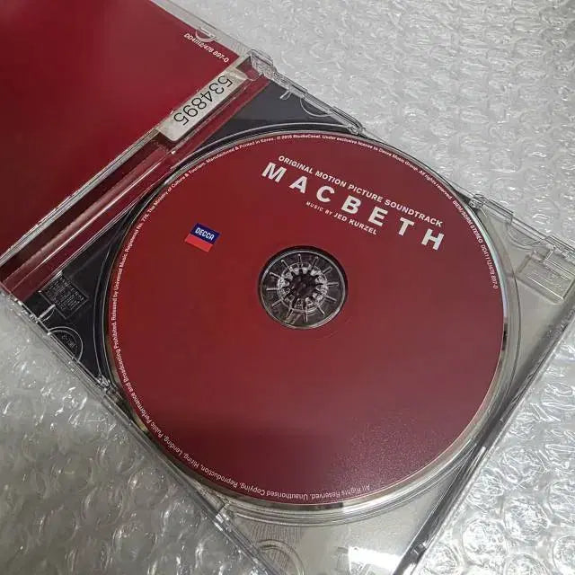 [BUNJANG] Macbeth Original Soundtrack (OST) / 맥베스 영화음악 Macbeth OST