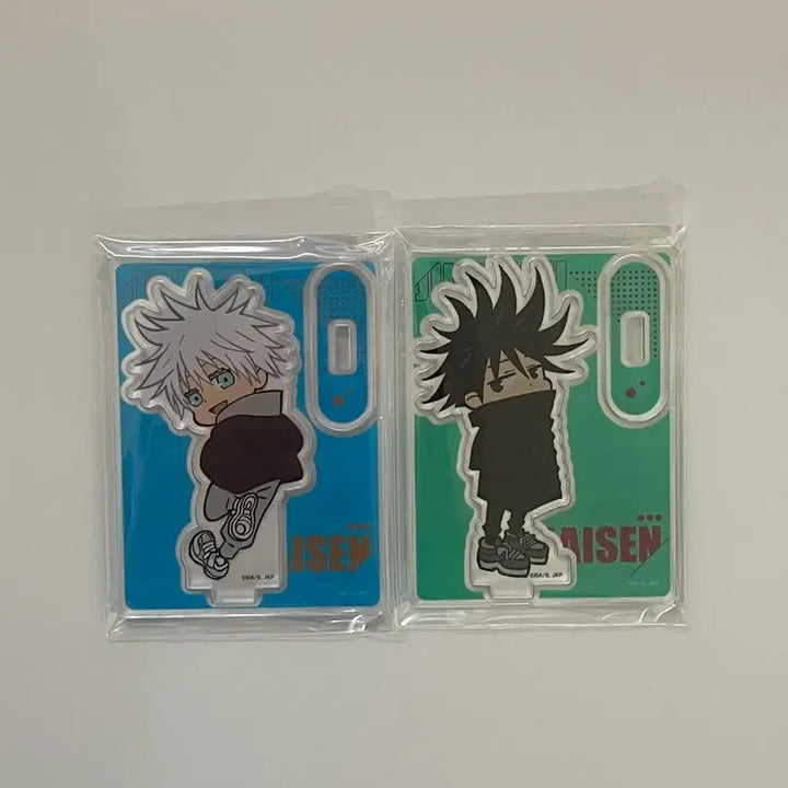 [BUNJANG] Jujutsu Kaisen Seaside SD Acrylic Standee Set - Gojo &amp; Megumi / 주술회전 마파 후기 전시회 해변 SD 아크릴 스탠드 고죠 메구미