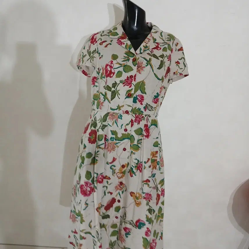 [BUNJANG] Bicolicque Masseeude Print Dress / 비꼴리끄 마소재 프린트 원피스