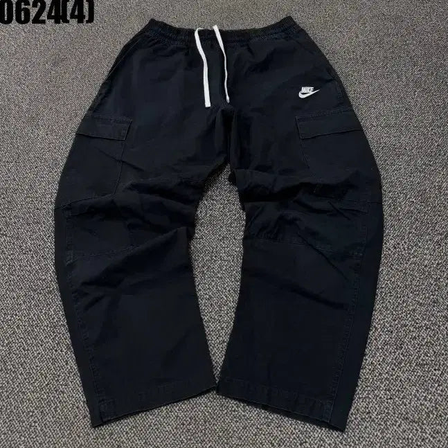 [BUNJANG] Nike Cargo Pants Black L / 나이키 카고 바지 블랙 L 0624