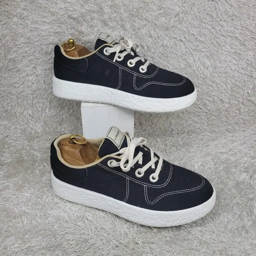 [BUNJANG] Lemouton Mate Black Merino Wool Sneakers / 구제짱짱맨 250 르무통 메이트 블랙 메리노 울 스니커즈
