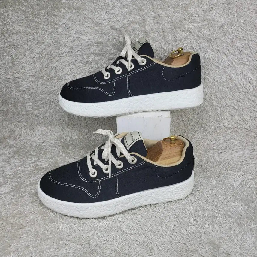 [BUNJANG] Lemouton Mate Black Merino Wool Sneakers / 구제짱짱맨 250 르무통 메이트 블랙 메리노 울 스니커즈