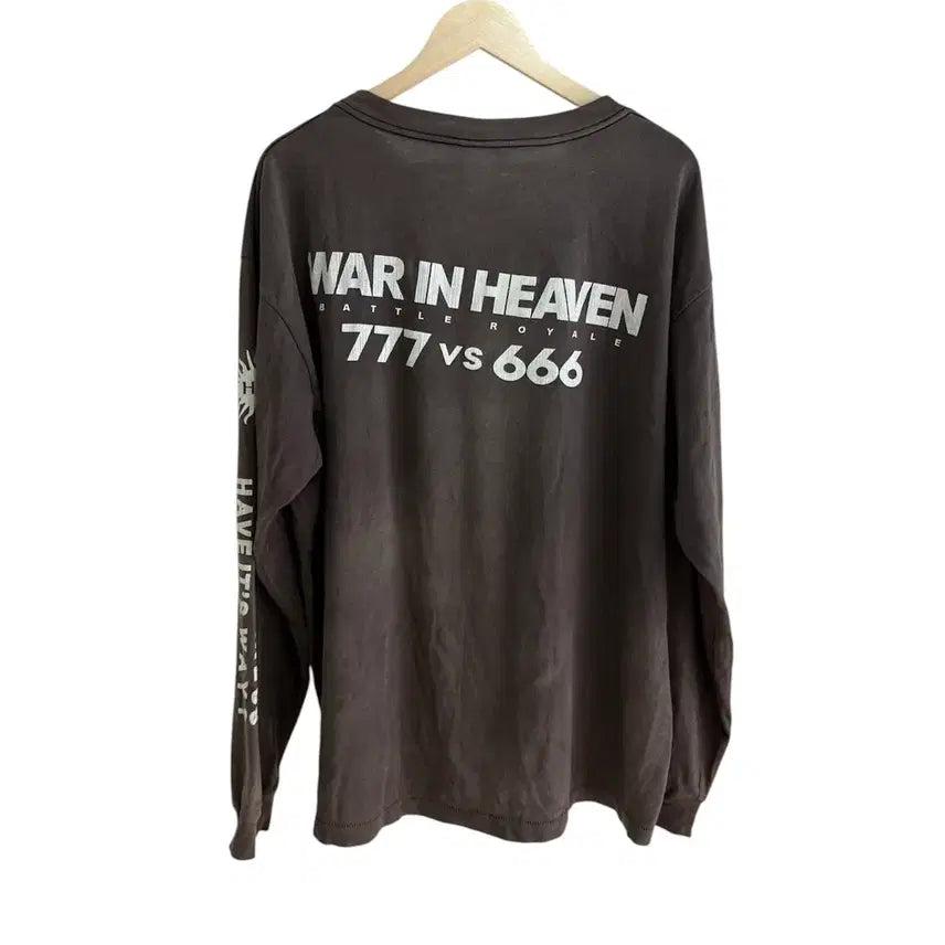 [BUNJANG] Saint Michael 21AW War in Heaven Long Sleeve XL / 세인트미카엘 21AW 워 인 헤븐 아이즈 롱 슬리브