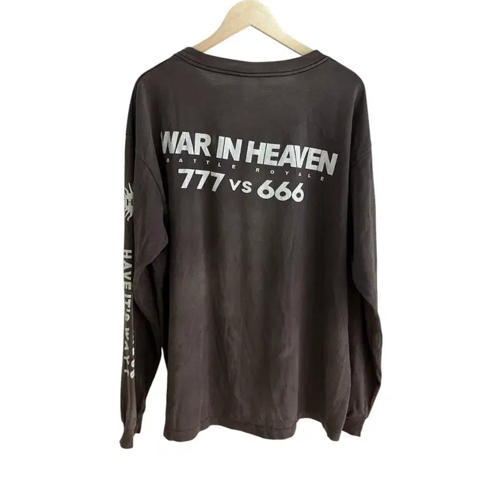 [BUNJANG] Saint Michael 21AW War in Heaven Long Sleeve XL / 세인트미카엘 21AW 워 인 헤븐 아이즈 롱 슬리브