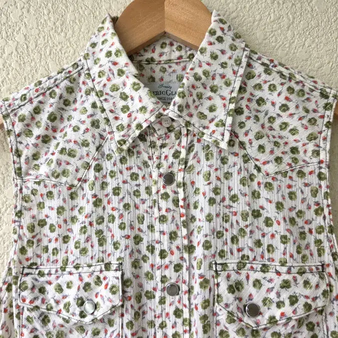 [BUNJANG] Hysteric Glamour Sleeveless Top (Made in Japan) / 00s 히스테릭글래머 슬리브리스 (made in japan)