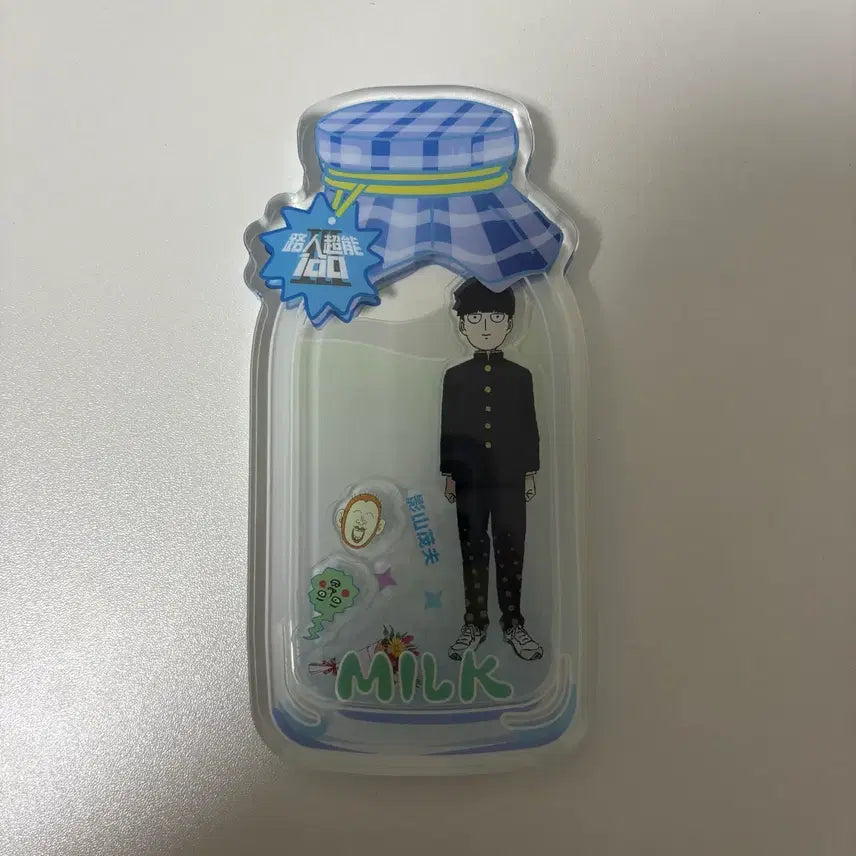[BUNJANG] Mob Psycho 100 Shigeo Kageyama Milk Acrylic Stand / 모브사이코100 밀크 아크릴 카게야마 시게오 굿즈 몹사 몹싸