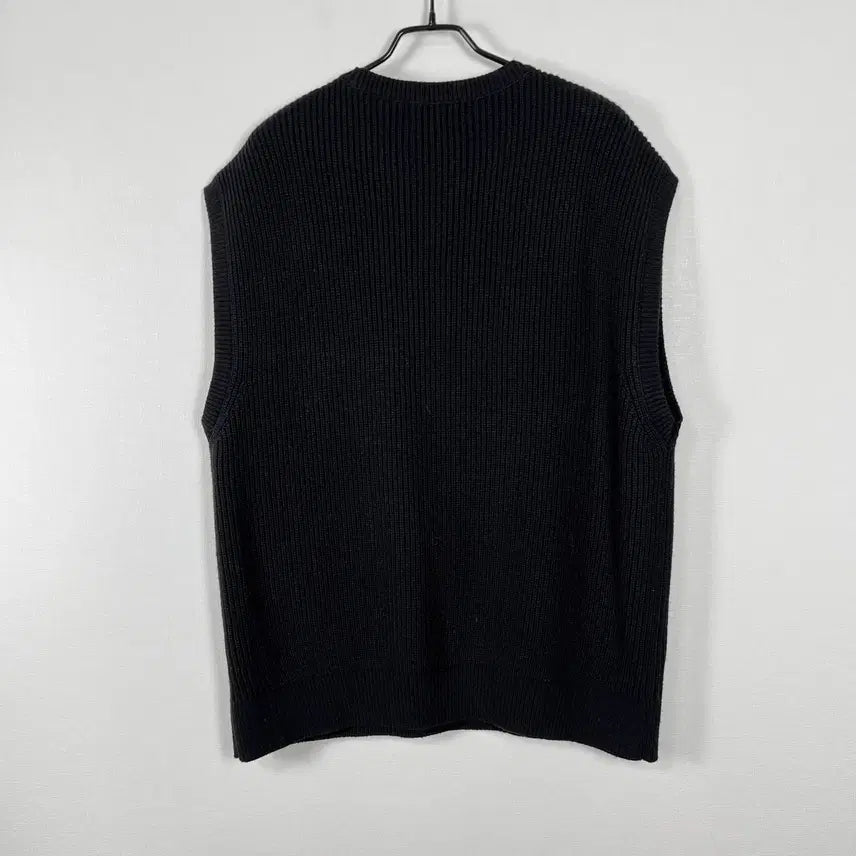 [SOLD OUT] 마크곤잘레스 오버핏 블랙 니트 베스트 조끼 남L XL 라덴 빈티지