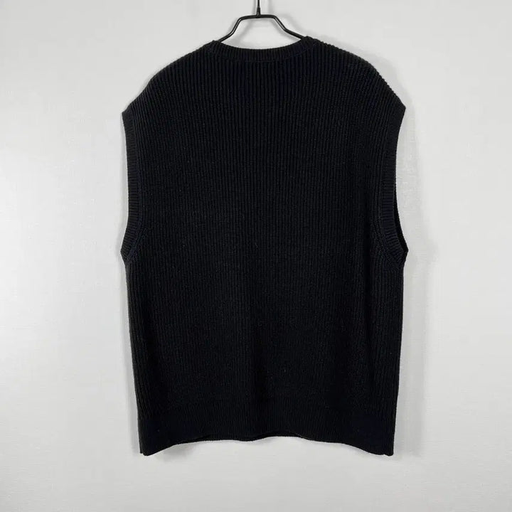 [SOLD OUT] 마크곤잘레스 오버핏 블랙 니트 베스트 조끼 남L XL 라덴 빈티지
