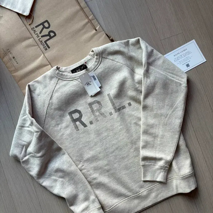 [SOLD OUT] RRL 로고 플리스 스웨트셔츠 / 맨투맨 m사이즈 새상품