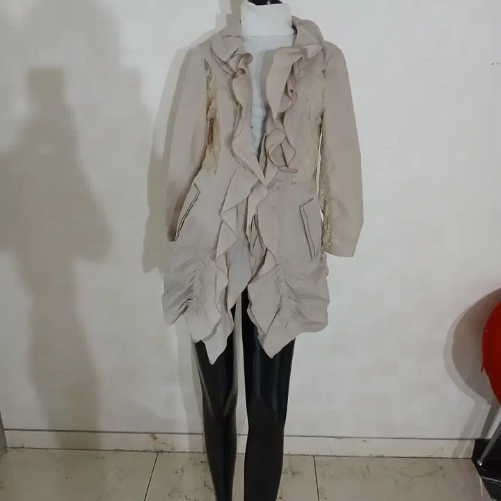 [SOLD OUT] 데시데 러플 레이스 매치 자켓