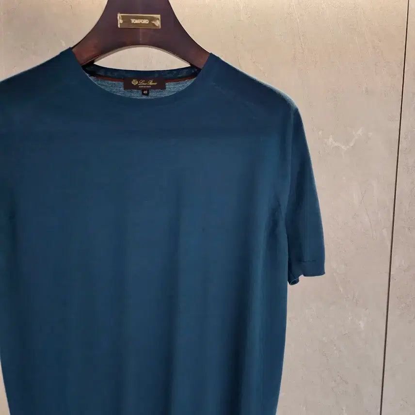 [SOLD OUT] 로로피아나 버진 울 니트 반팔 티셔츠