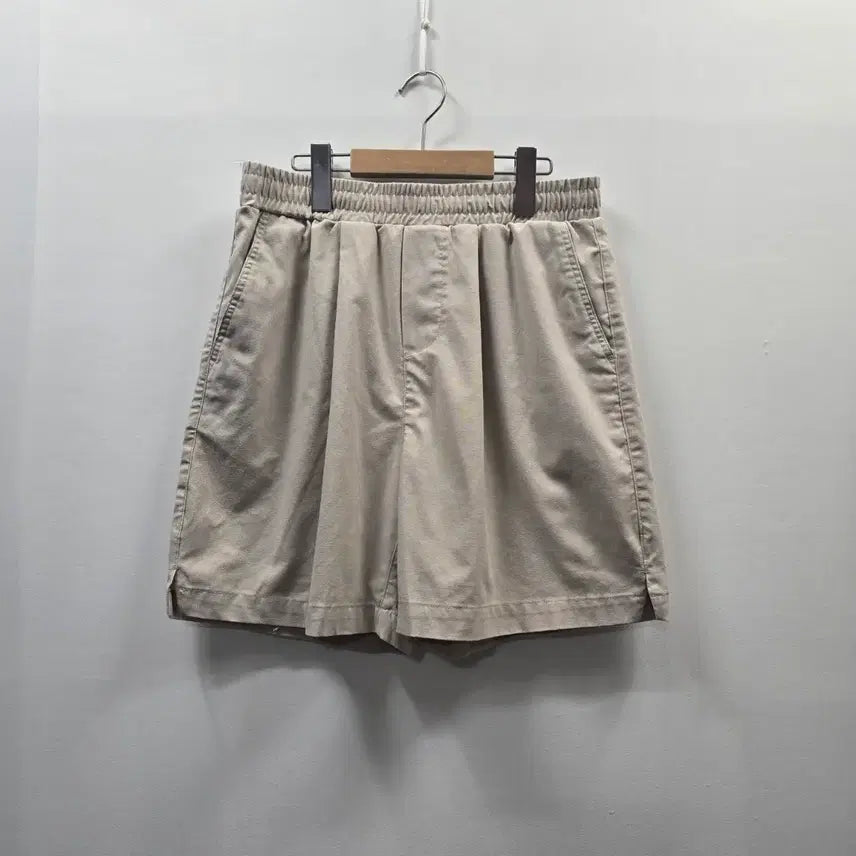 [SOLD OUT] 1892 [lafudge our man]베이지색 코튼 밴딩 반바지 M