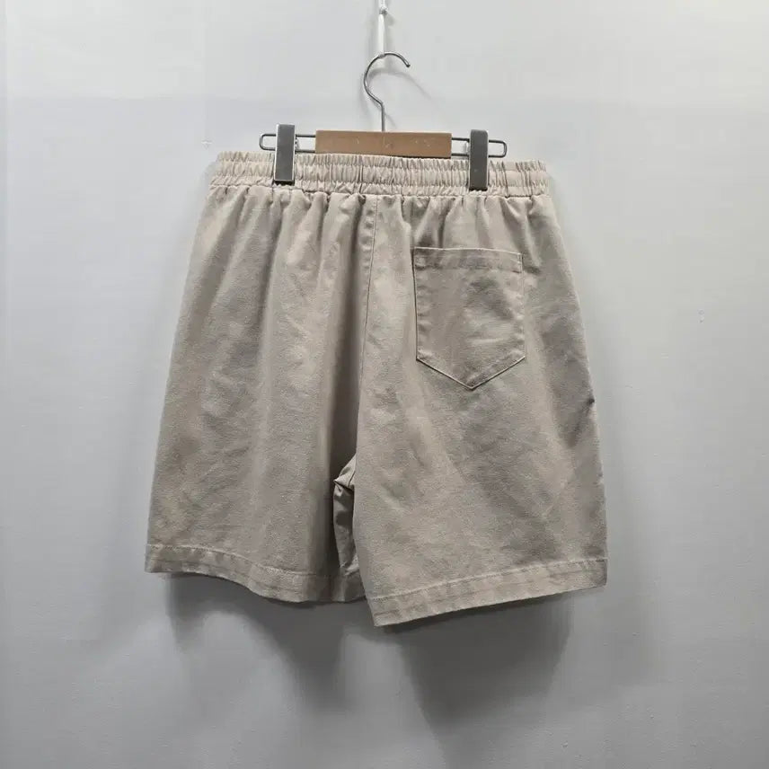 [SOLD OUT] 1892 [lafudge our man]베이지색 코튼 밴딩 반바지 M