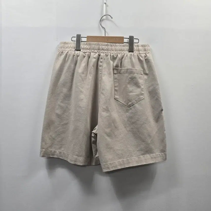 [SOLD OUT] 1892 [lafudge our man]베이지색 코튼 밴딩 반바지 M