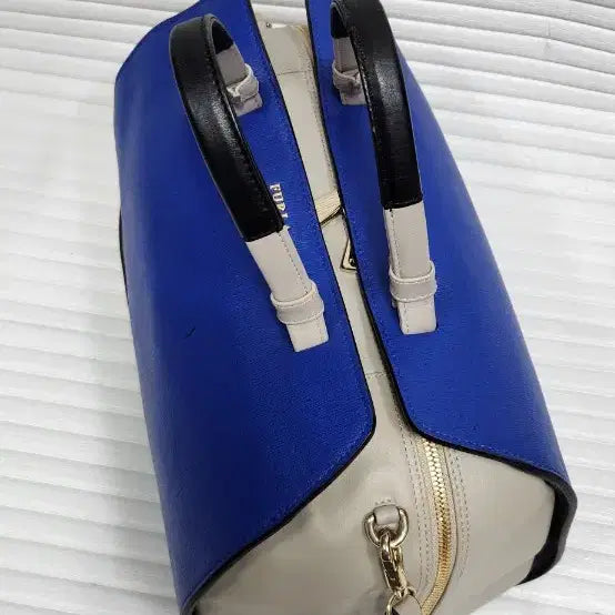 [SOLD OUT] 훌라 토트백 숄더백 블루/베이지