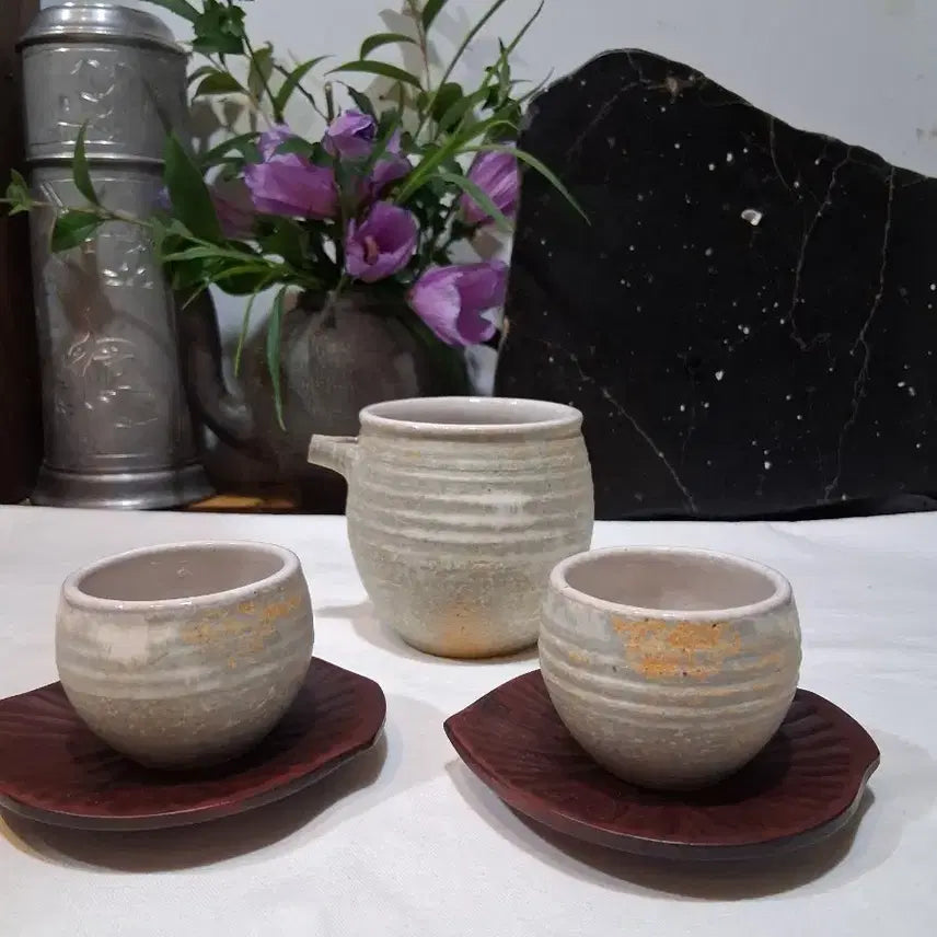 [BUNJANG] Handcrafted Celadon Tea Set - Gongdoba and Teacup / 작가작품 공도배와 차잔