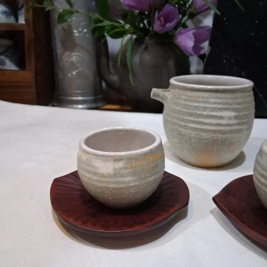 [BUNJANG] Handcrafted Celadon Tea Set - Gongdoba and Teacup / 작가작품 공도배와 차잔