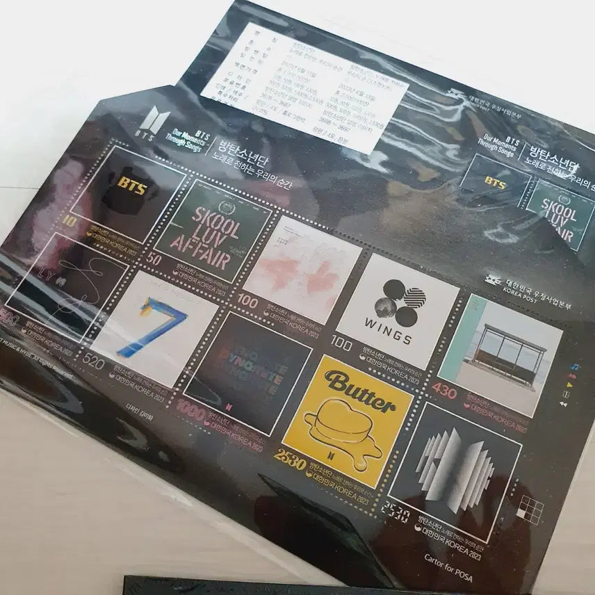 [BUNJANG] BTS 10th Anniversary Commemorative Stamp Album / 방탄소년단 BTS 10주년 기념 우표 앨범