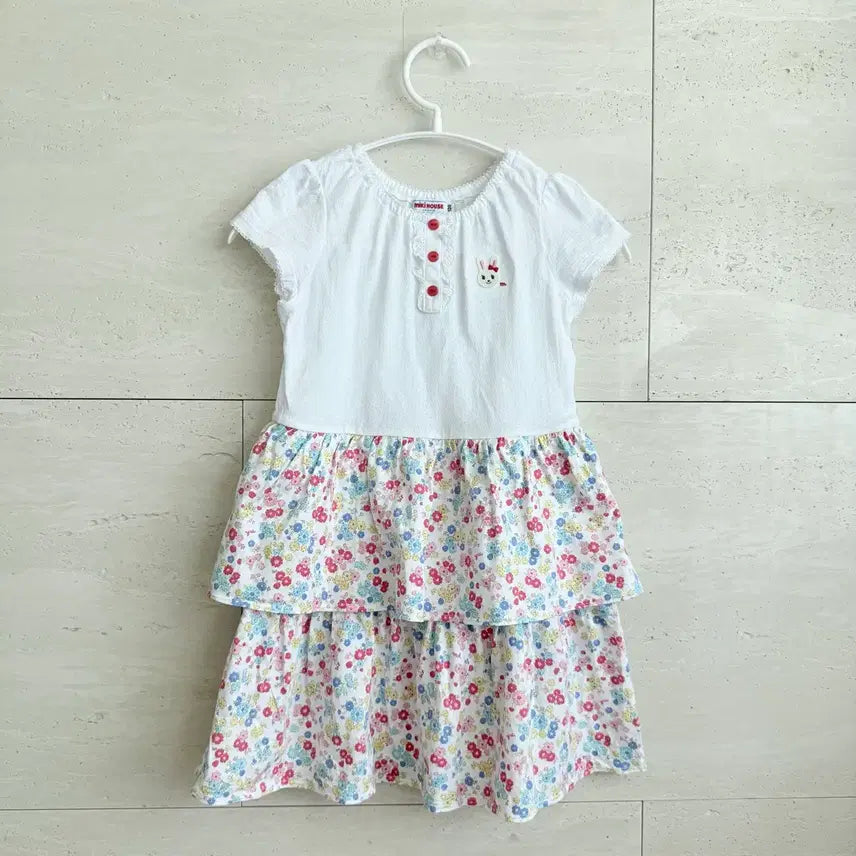 [SOLD OUT] 미키하우스 MIKI HOUSE 꽃무늬 프릴 원피스 120