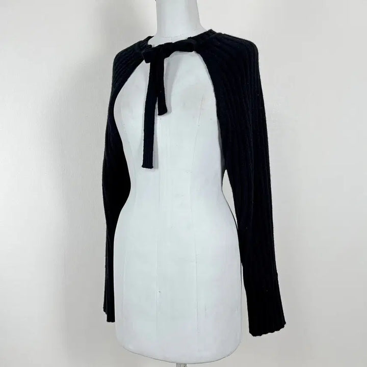 [SOLD OUT] 한섬 2022 캐시미어 미니 블랙 가디건 여90 F 라덴 빈티지